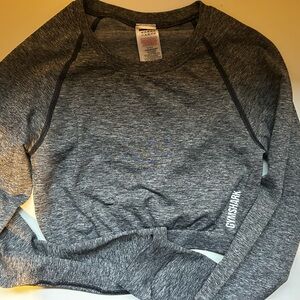 Gymshark Gray Long Sleeve Top